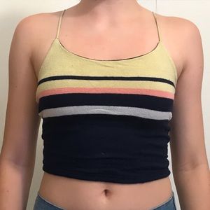 Cute colorful striped tank!